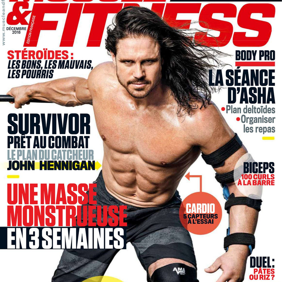 Muscle & Fitness 2018 December John Hennigan Magazine PWcatalog