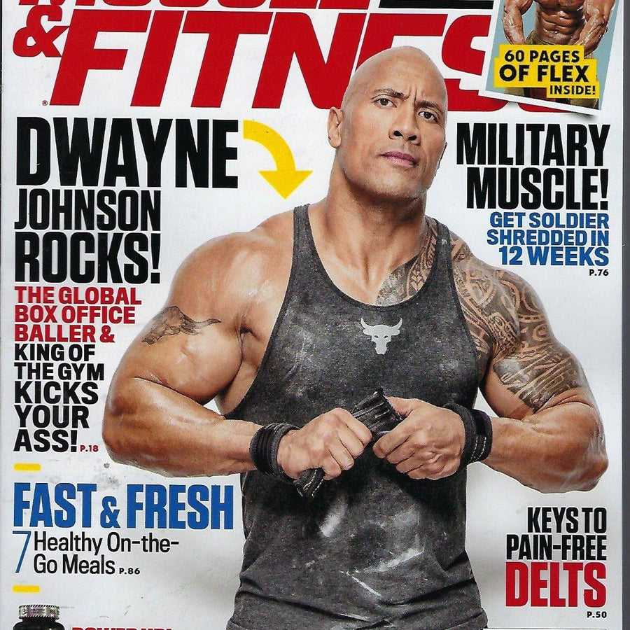 Muscle & Fitness August 2018 The Rock Magazine PWcatalog