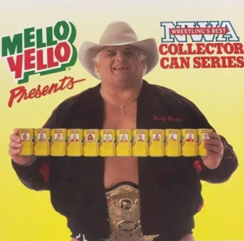 Mello Yello 1988  Jimmy Garvin NWA WRESTLING'S BEST