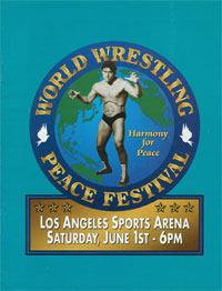 NWA Program 1996 peace festival Magazine PWcatalog