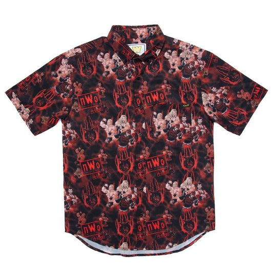 NWo Wolfpac RSVLTS Button Down Shirt Pwcatalog