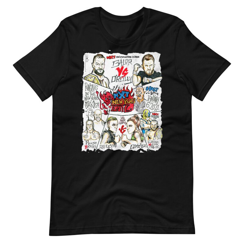NXT New Year's Evil Sketch T-Shirt Pwcatalog