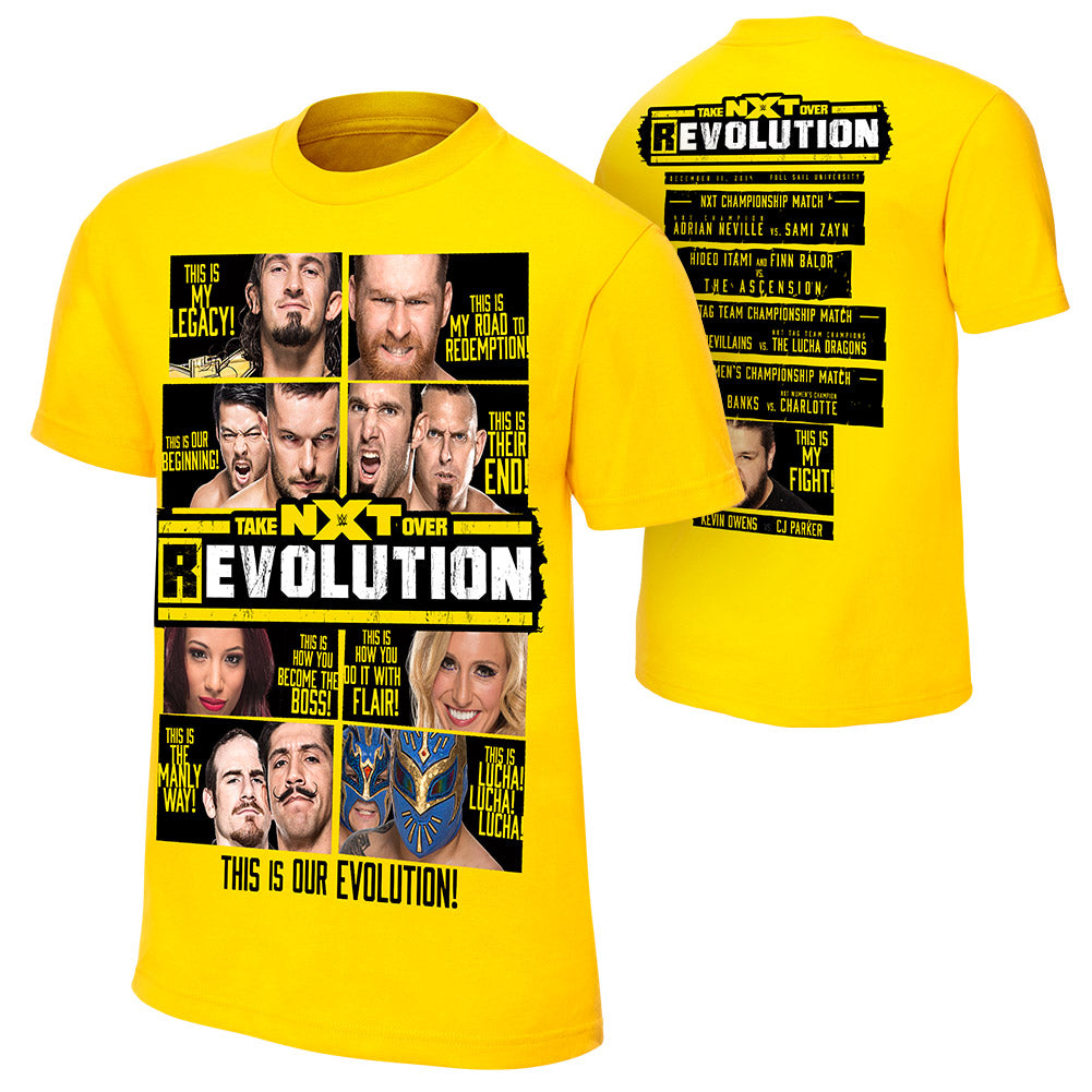 NXT R Evolution Event T-Shirt Pwcatalog