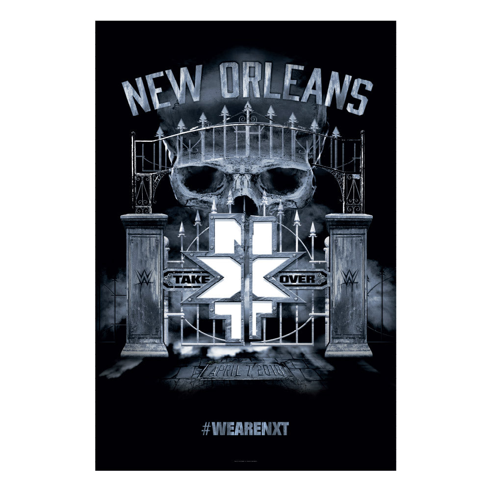 NXT TakeOver New Orleans Logo Poster Pwcatalog