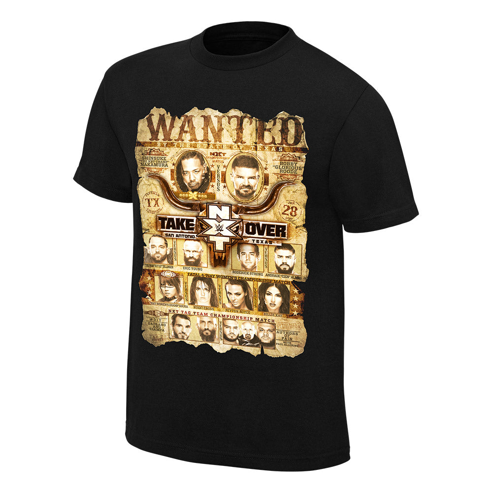 NXT TakeOver San Antonio Event T-Shirt Pwcatalog