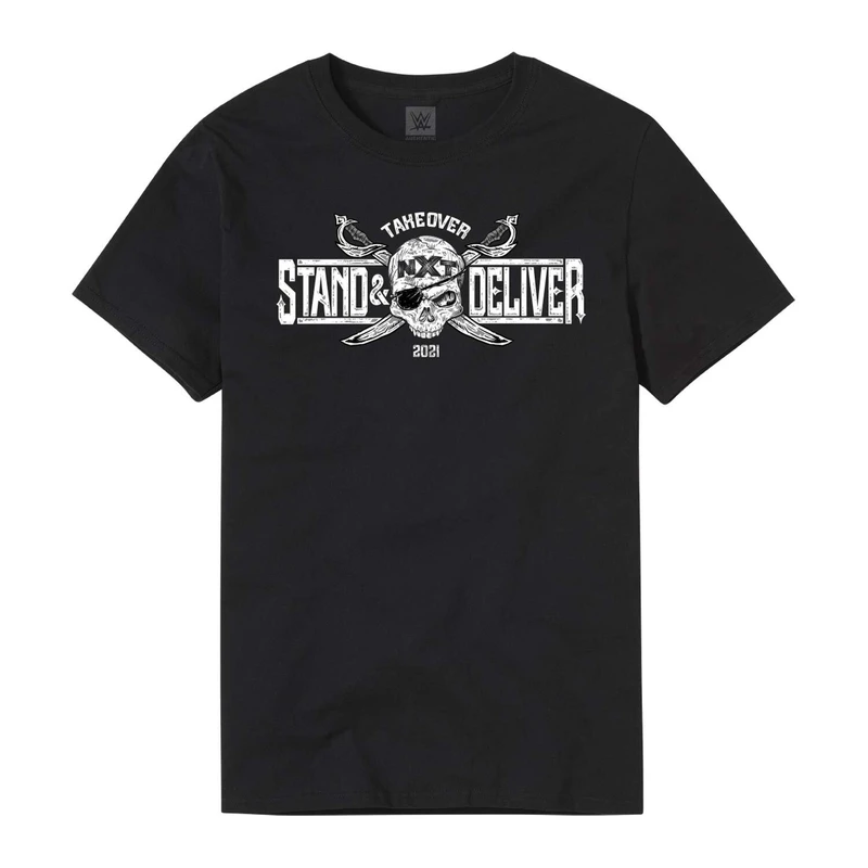 NXT TakeOver Stand & Deliver 2021 Logo T-Shirt Pwcatalog