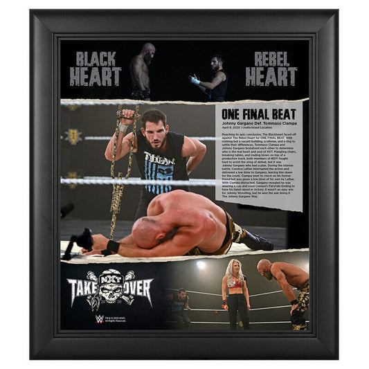 NXT Takeover One Final Beat Limited Edition 15 x 17 Plaque Pwcatalog