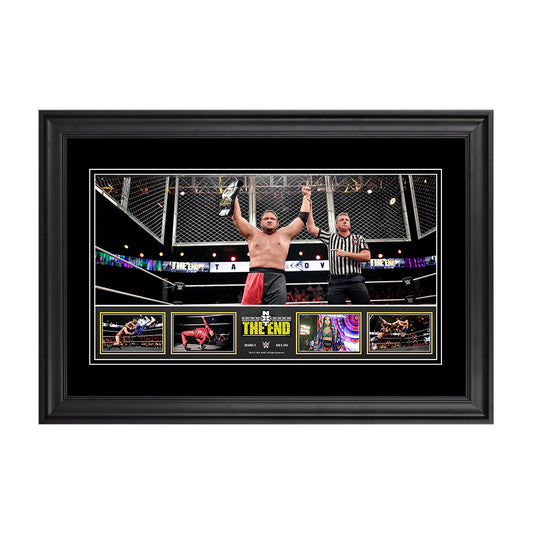NXT Takeover The End 13 x 21 Framed Photo Collage Pwcatalog