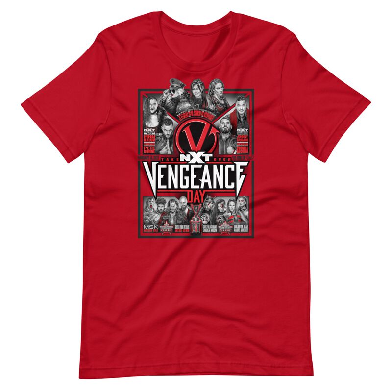 NXT Vengeance Day 2021 Event T-Shirt Pwcatalog