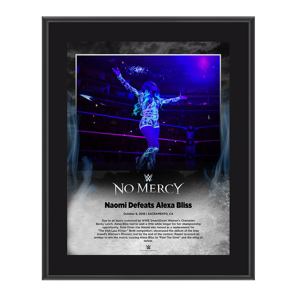 Naomi No Mercy 2016 10 x 13 Photo Plaque Pwcatalog