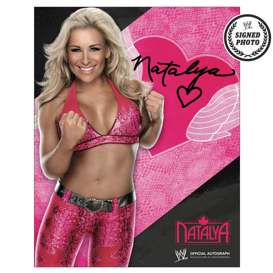 Natalya Signed Photo Pwcatalog