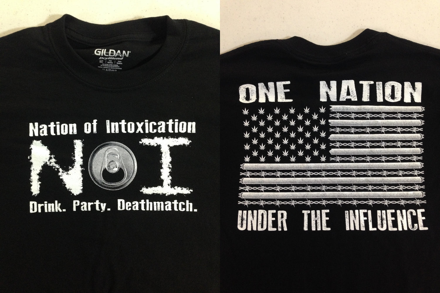 Nation of Intoxication One Nation Under The Influence T-Shirt Pwcatalog