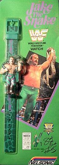 Nelsonic Jake The Snake Roberts Watch 1991 Watches PWcatalog