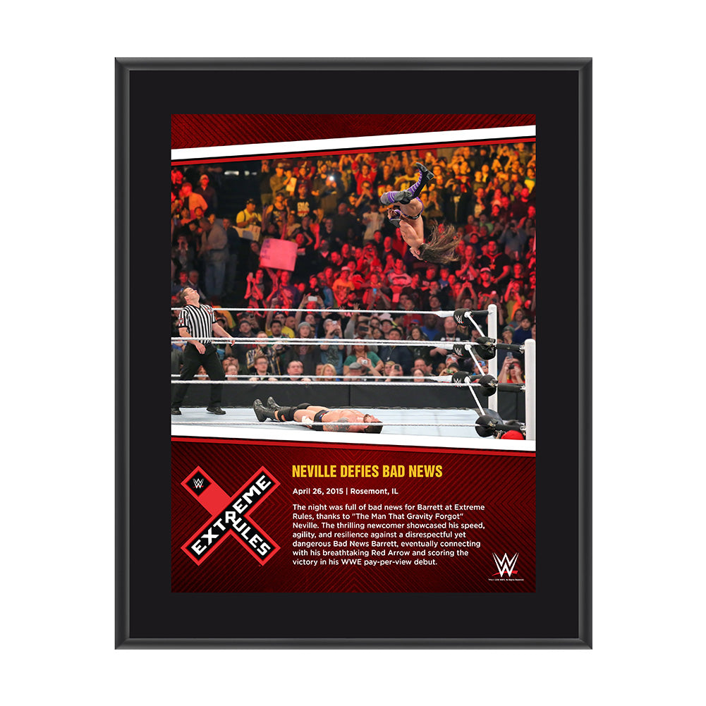 Neville Extreme Rules 2015 10 x 13 Photo Collage Plaque