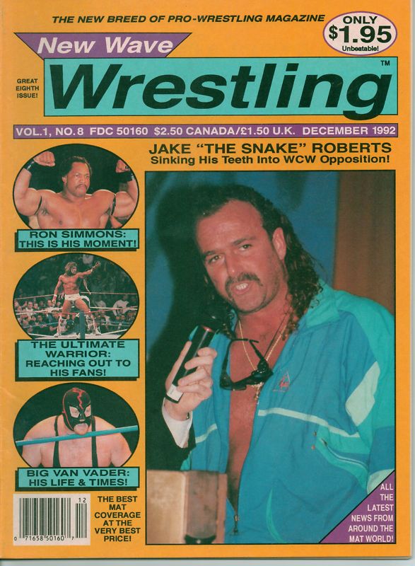 New Wave Wrestling December 1992 Magazine PWcatalog