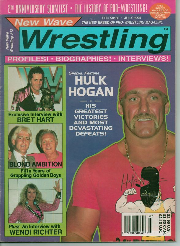 New Wave Wrestling July 1994 Magazine PWcatalog