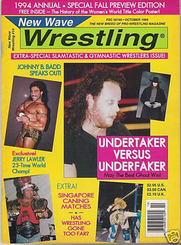 New Wave Wrestling October 1994 Magazine PWcatalog