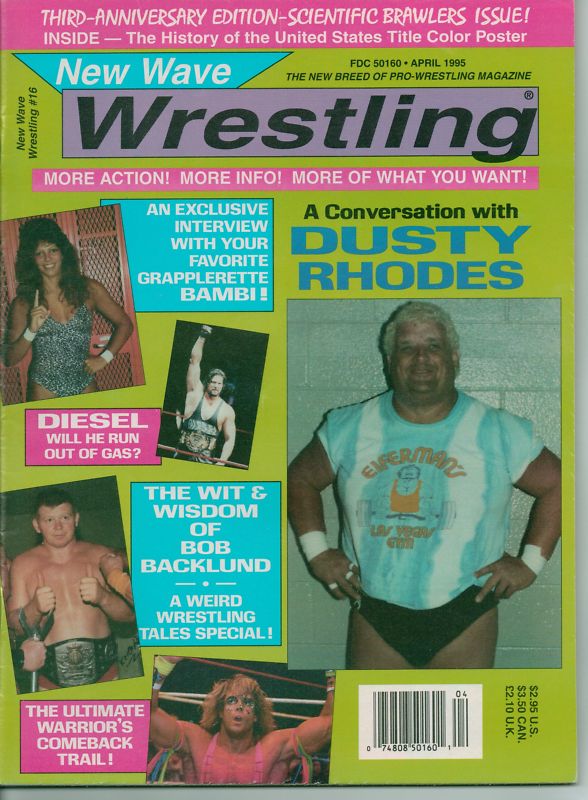 New Wave Wrestling April 1995 Magazine PWcatalog