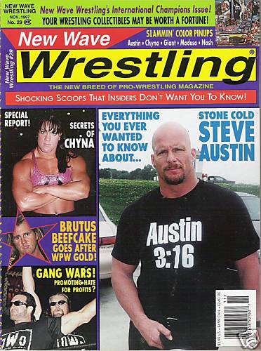 New Wave Wrestling November 1997 Magazine PWcatalog