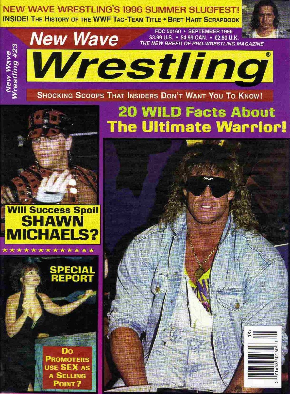 New Wave Wrestling September 1996 PW Catalog