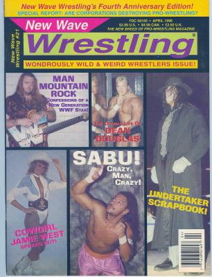 New Wave Wrestling April 1996 Magazine PWcatalog