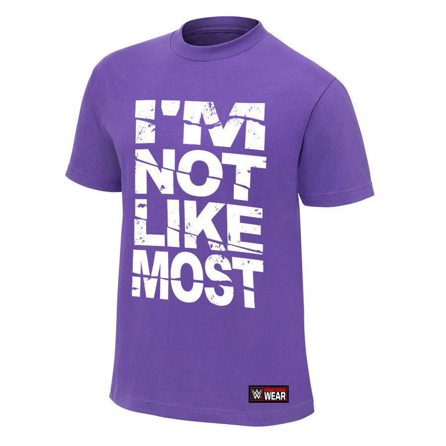 Nia Jax I'm Not Like Most Purple Authentic T-Shirt Pwcatalog