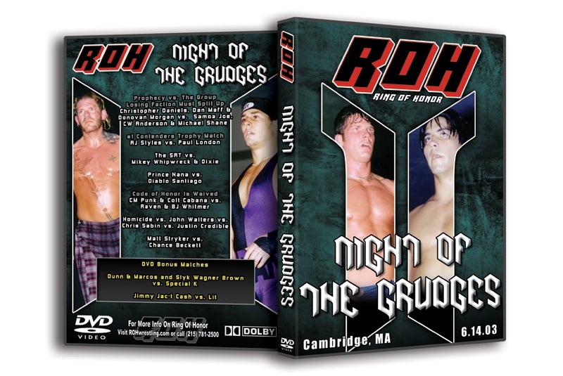 Night of the Grudges DVDs & Videos PWcatalog
