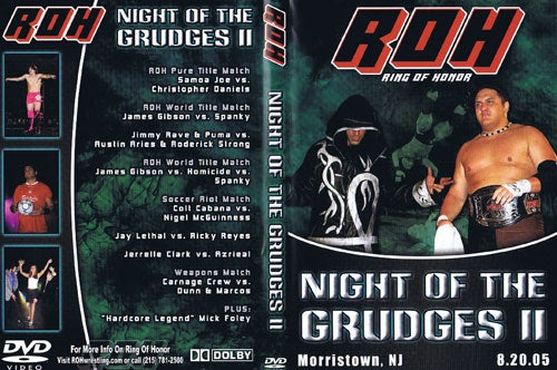 Night of the Grudges II DVDs & Videos PWcatalog