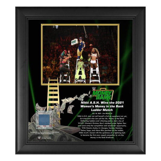 Nikki A.S.H. Money In The Bank 15x17 Commemorative Plaque Pwcatalog