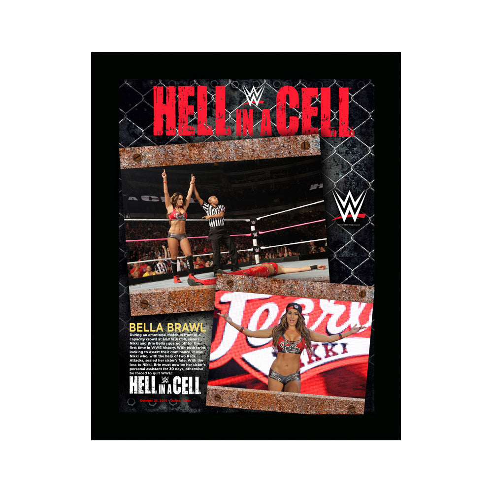 Nikki Bella Hell in a Cell 2014 Commemorative Collage
