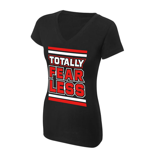 Nikki Bella Totally Fearless Women's V-Neck Authentic T-Shirt