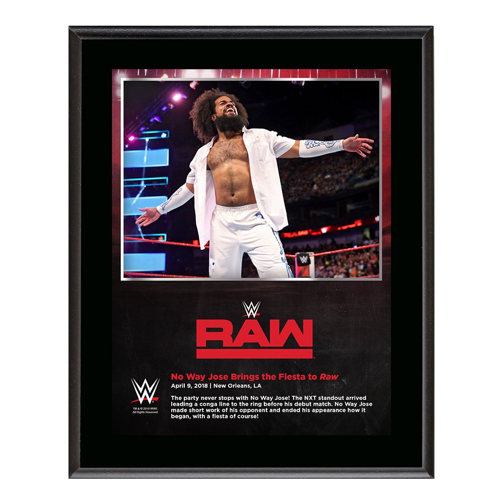 No Way Jose RAW New Orleans 10 x 13 Photo Plaque Pwcatalog