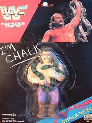 Noteworthy Figural Chalk 1991 Jake The Snake Roberts PWcatalog