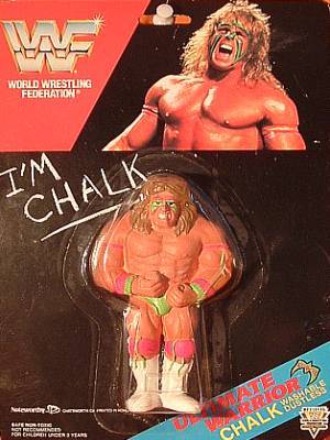 Noteworthy Figural Chalk 1991 Ultimate Warrior PWcatalog