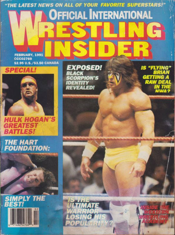 Official International Wrestling Insider February 1991 Magazine PWcatalog