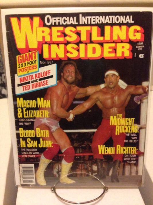 Official International Wrestling Insider May 1987 Magazine PWcatalog