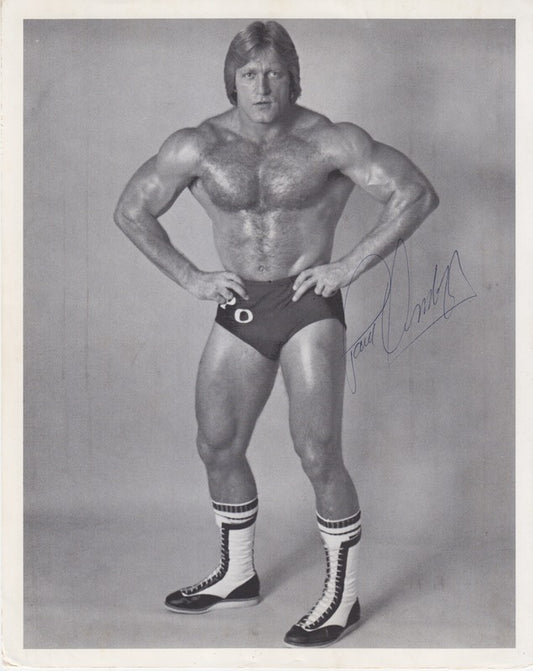 1980s NWA Paul Orndorff (Signed) Promo Photo