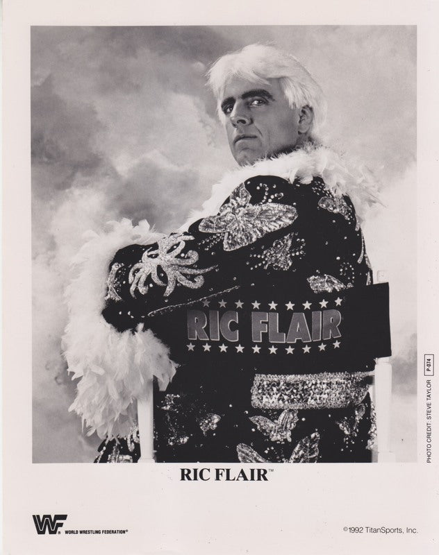 1992 Ric Flair P074 b/w 