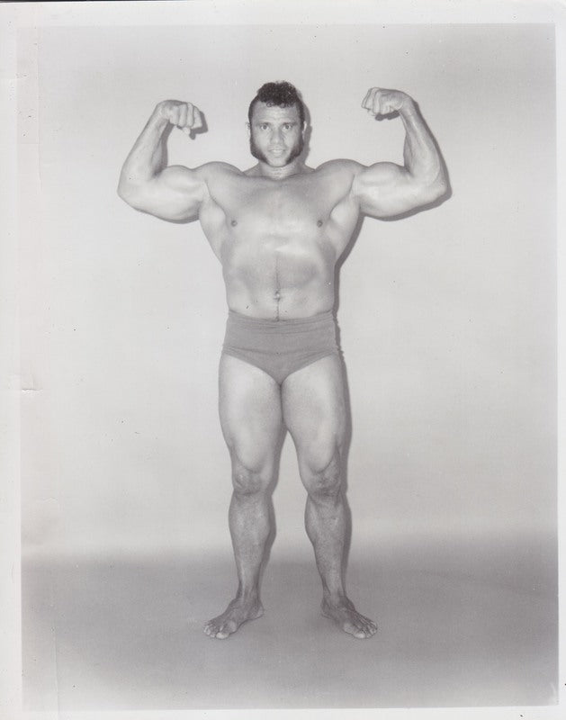 1970s Portland Wrestling Jimmy Snuka Vintage Promo Photo