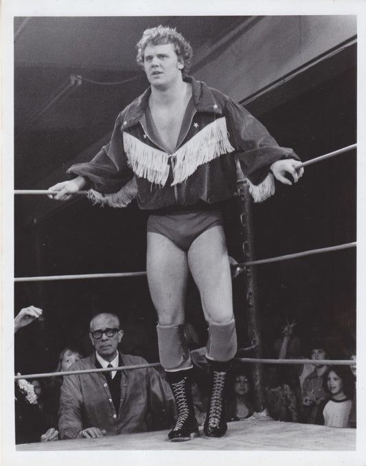 1980s Portland Wrestling Curt Hennig Vintage Promo Photo