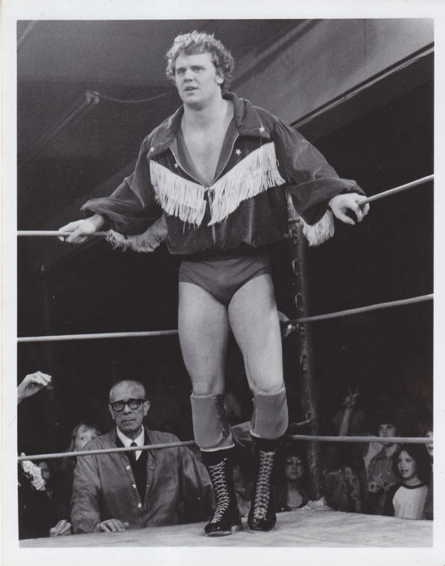 1980's Portland Wrestling Curt Hennig vintage Promo Photo PWcatalog