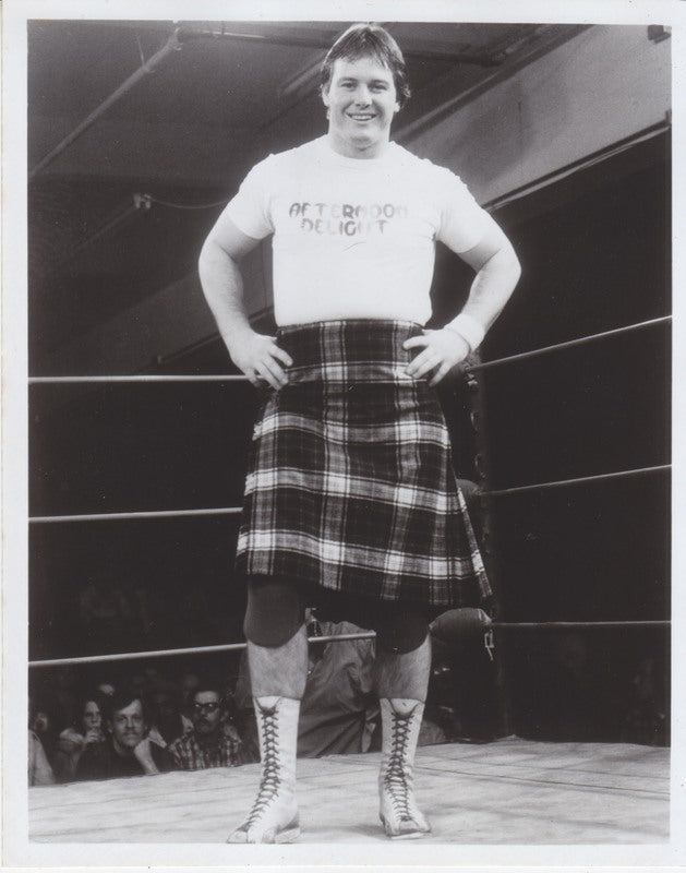 1980's Portland Wrestling "Rowdy" Roddy Piper vintage Promo Photo PWcatalog