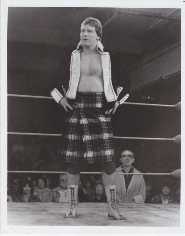 1980's Portland Wrestling "Rowdy" Roddy Piper vintage Promo Photo PWcatalog