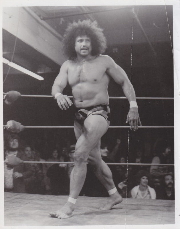 1980s Portland Wrestling Jimmy Snuka Vintage Promo Photo