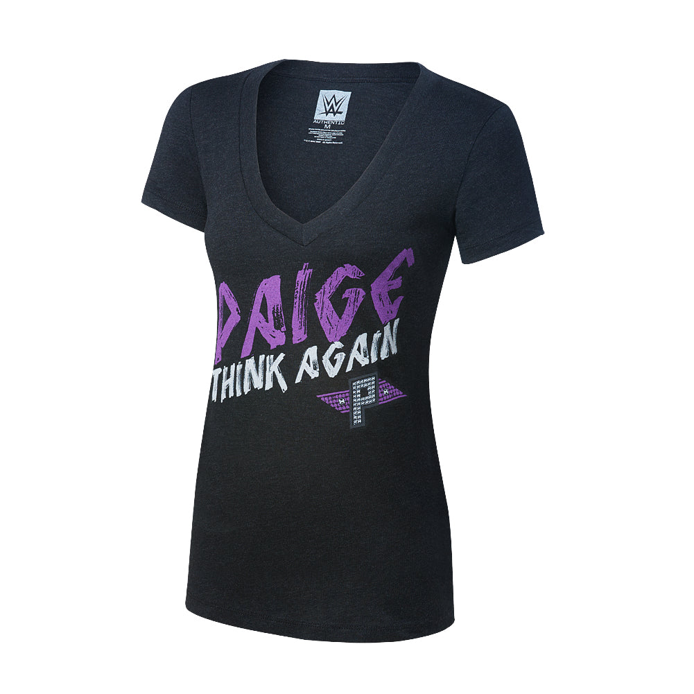 Paige Think Again Tri-Blend Women's V-Neck T-Shirt