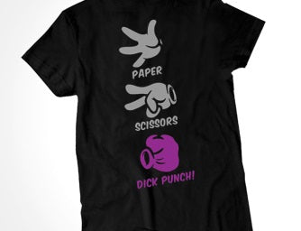 Elliot Sexton Paper, Scissors, Dick Punch T-Shirt Pwcatalog