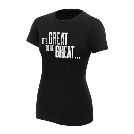 Pat McAfee Great To Be Great Women's Authentic T-Shirt