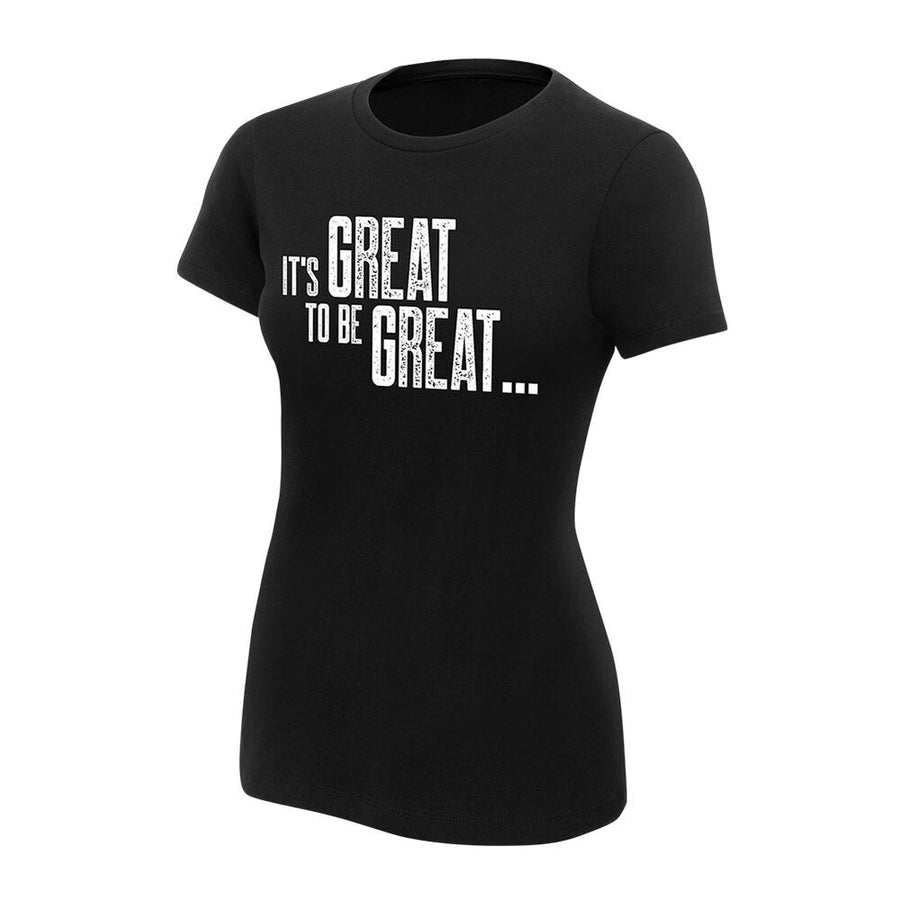 Pat McAfee Great To Be Great Women's Authentic T-Shirt Pwcatalog