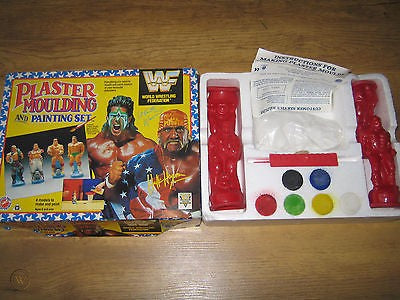 WWF Moulding Plaster and Painting Hulk Hogan Ultimate Warrior - image 2