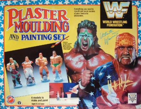 WWF Moulding Plaster and Painting Hulk Hogan Ultimate Warrior PWcatalog